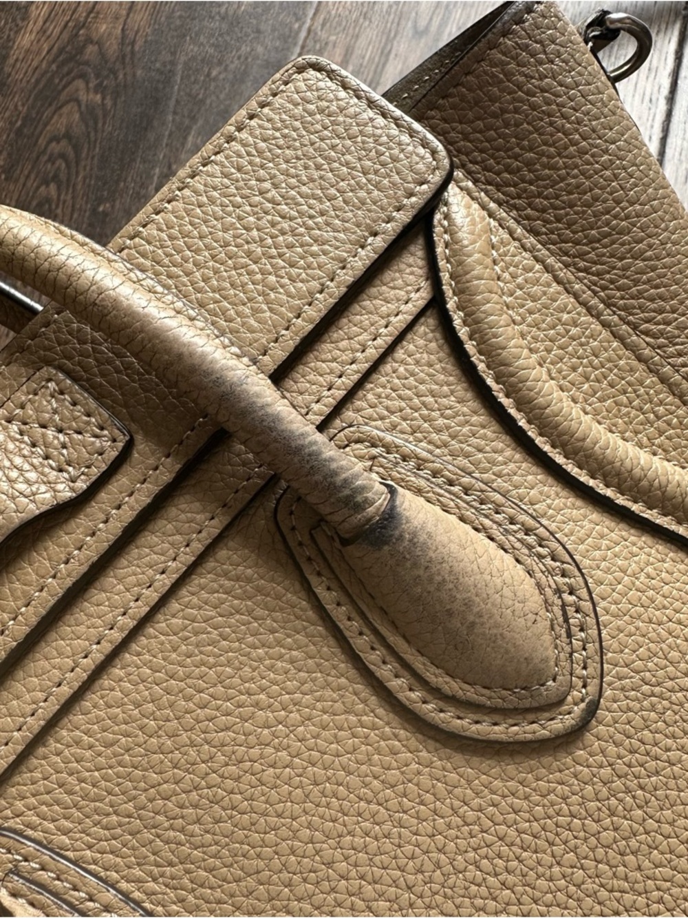 Celine Mini Luggage Tote in Beige Taupe - Picture 4 of 16